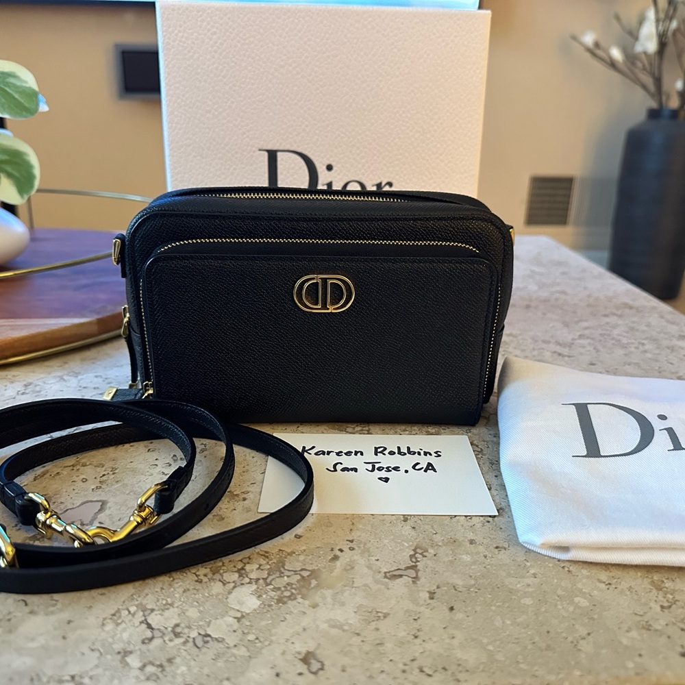 Dior Elegant Black Crossbody Bag